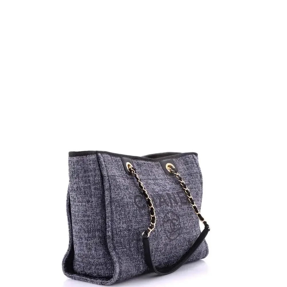 Chanel Deauville Tote Raffia With #242402C40B - Picture 2 of 8
